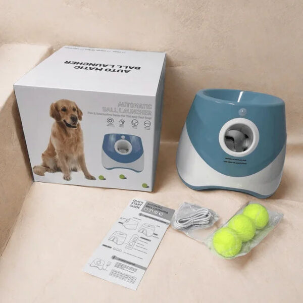 Dog Launcher Automatic Dogs Chase Toy Tennis Throwing Pill hine Fun Interactive Throw Rechargable Catapult USB Charging