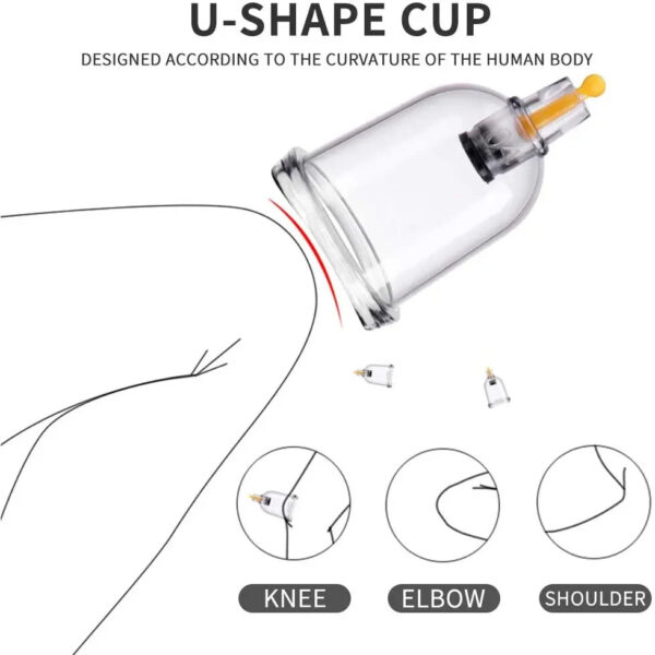 608435bcd93116a8 Cupping Therapy Set Vacuum Cupping Set Suction Cups Massage Chinese Medicine Anti Cellulite Physiotherapy Jars For Body Massager