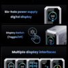 6087c8e20ed7a7e6 240W GaN Charger PD3.1 140W USB Type C 6 Ports PPS PD Desktop Fast Charging Station for MacBook Laptops Tablet iPhone Samsung