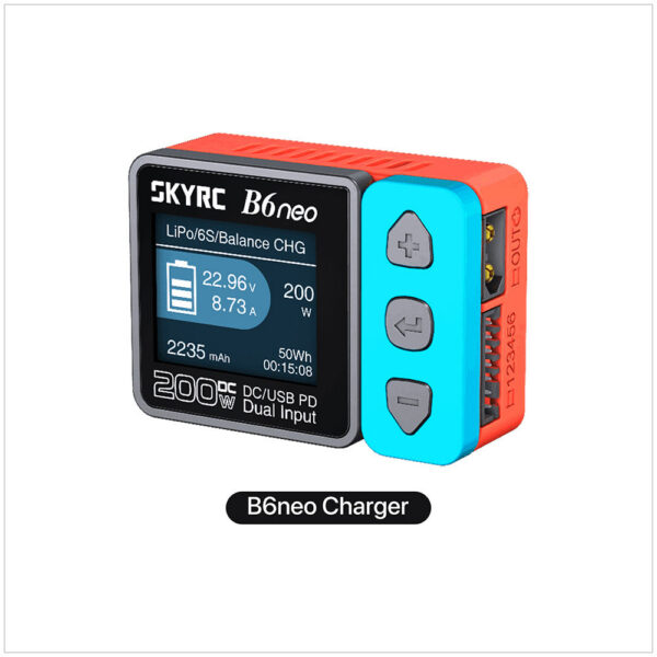 SkyRC B6 neo Smart DC 200W PD 80W LiPo Battery Balance SK-100198 Compact 6S Charger Discharger
