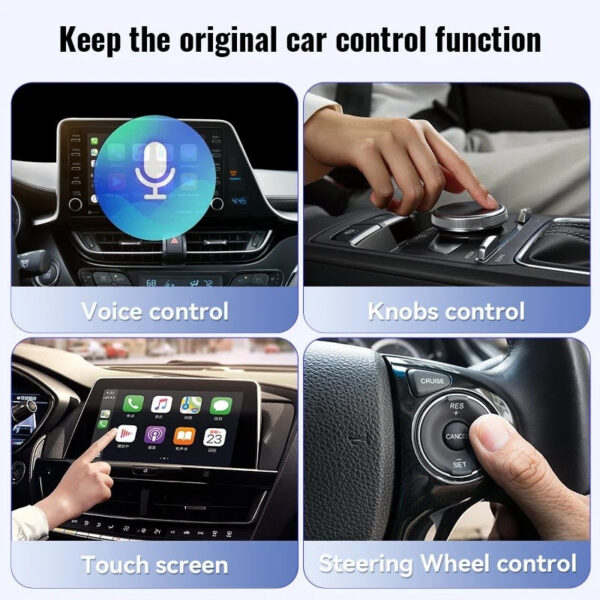 XUDA NEW CarPlay Android Auto Wireless Adapter Smart Mini Box Plug And Play WiFi Fast Connect Universal For Nissan
