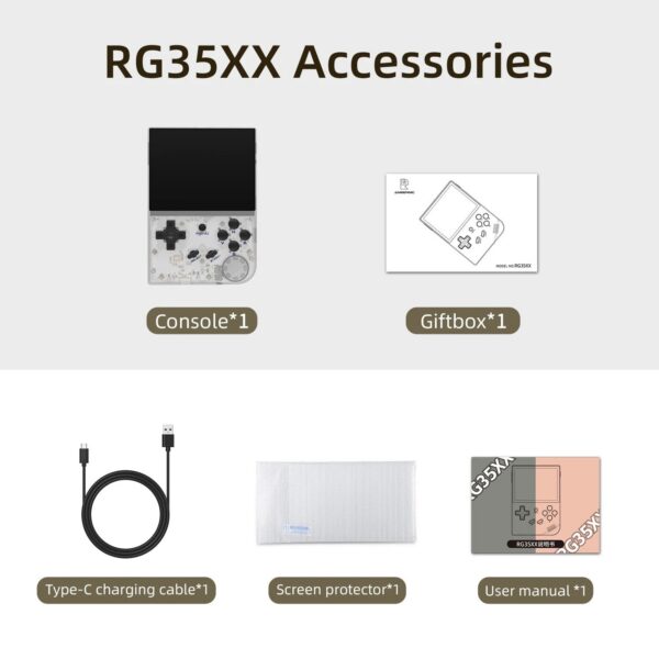 60a31f3a848ba255 ANBERNIC RG35XX Updated Portable Retro Handheld Game Console 3.5-inch IPS HD Screen Children's Gift Linux Dual Systems GarlicOS