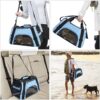 60adb1b3d53daf80 Cat Soft-Sided Travel for Cats, Dogs Puppy Comfort Portable Folding Pet Carrier