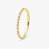 60af7433d31ab1f0 sier single row zircon female micro-set fashion full diamond thin ring party birthday gift wholesale