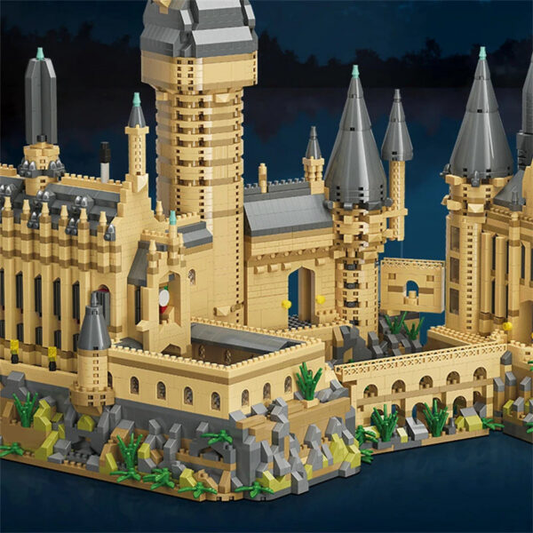 60be598cb2201a35 City Creative Medieval Magic Castle Series Micro Bricks School Architecture Palace Model Building Blocks Gifts Kid Assembly Toys