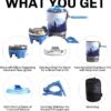 60c26a617c31292d Fire Maple Polaris Pressure Regulator Cooking System | Portable Camping Backpacking Gas Stove with Piezo Ignition POT Support & Stand | Compact Gas Stove Burner for Hiking Bushcraft Trekking (Blue)