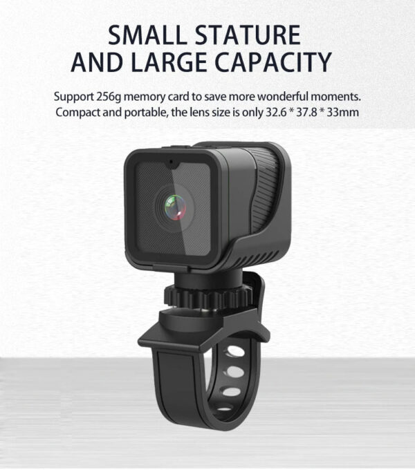 60e29fb9666829a6 New1080p high-definition portable sports mini with hotspot WiFi waterproof camera motorcycle and bicycle driving recorder