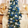61097b0987b46efd PARTY JOY 5pcs 41Ft Flower Garland Fake Rose Vine Artificial Flowers Hanging Rose Ivy Hanging Baskets Wedding Arch Garden Background Decor
