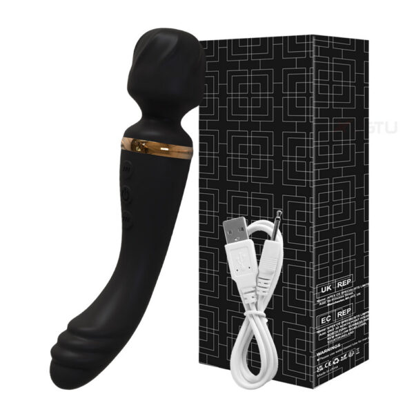 6109e37c7f8c1644 G-spot AV Wand Female Masturbation Massage Clitoral Stimulator Dildos Rechargeable Sex Toys Vibrator for Women