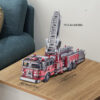 611d2ac0a6959ea4 Piececool 3D Metal Puzzles Ladder Truck Assembly Kits Engineer Vehicle Collection Model DIY Jigsaw for Home Decor