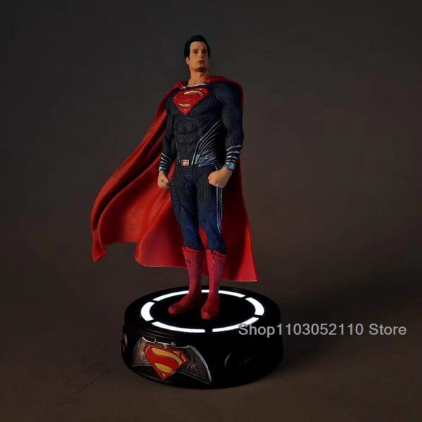 6131ff0f18c50951 LED Justice League Batman Wonder Women Superman Model Toy Superheroes Figure Collectible toys Birthday Gifts 20cm