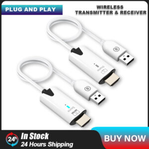 61412b68b1eeffb1 5.8G 1080P HDMI Video Audio Transmitter Receiver Display Dongle Wireless Extender AV Adapter for PC Laptop To TV