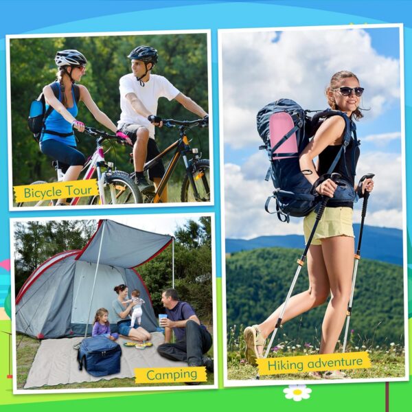 61596e0275040050 Macarrie 3 Pcs 0 Degree Camping Sleeping Bags Bulk for Adults Kids, Warm Weather Youth Sleeping Bags for Boys Girls Ages 8-12, Portable Compact with Compression Sack for Hiking Backpacking Outdoor