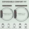 Marge Plus for Apple Watch Band Series Ultra 8 7 6 5 4 3 2 1 SE 38mm 40mm 41mm 42mm 44mm 45mm 49mm Women and Men, Stainless Steel Mesh Loop Magnetic Clasp Replacement for iWatch Bands