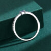 6166ebca5aee6f94 NEW Simple Genuine S Sier Ring For Women Amethyst Single Row of Diamond Zircon Engagement Valentine's Day Gift Jewelr