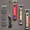 Barber Clipper Cordless Hair Cutting Beard Trimmer Shaving hine Wireless Electric Razor Men Shaver 220521