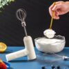 1 PCS Wireless Electric Food Portable 3 Speeds Egg Beater Baking Dough Cake Cream Mixer Kitchen Tools