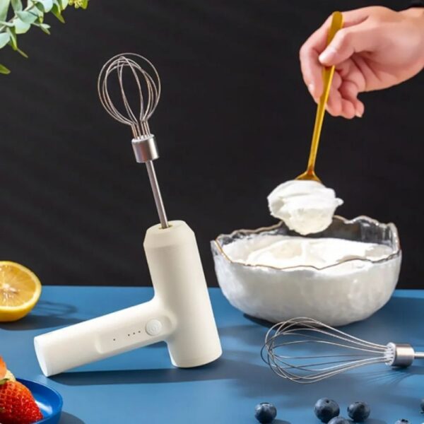 1 PCS Wireless Electric Food Portable 3 Speeds Egg Beater Baking Dough Cake Cream Mixer Kitchen Tools