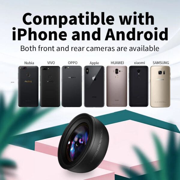 61ca5924233b715f MARTVSEN 120MM Macro Lens, Professional 5K HD 10x Super Macro Universal Clip Camera Photo Lens for iPhone Samsung Andriod