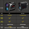 NORM Professional Laser Distance Meter Golf RangeFinder with Slope Trectory Compensation