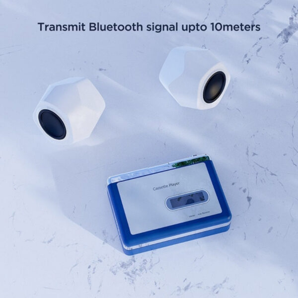 Bluetooth-compatible Cassette Player Tape to MP3 Converter with Headphone Stereo DropShipping