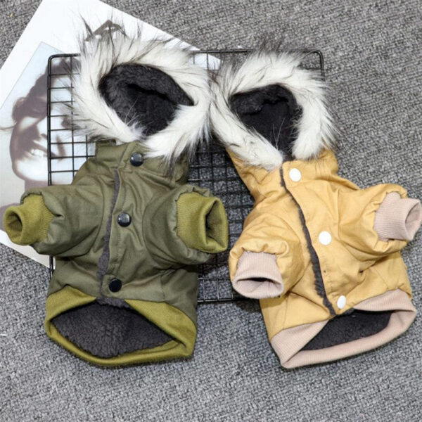 Winter Clothes Puppy Pet Coat Jacket For Small Medium Dog Thicken Warm Chihuahua Yorkies Hoodie Pets Clothing