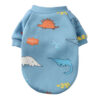 Pet Costume Cute Cotton Cartoon Printed Dog Cat Coat Pullover Soft Dogs Cats Sweatshirt Pets Clothing Outfits