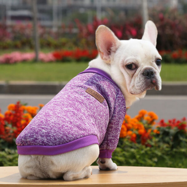 Dog Clothes For Medium Small Dogs Autumn Winter Warm Clothing Grey Cooling Vest Coat Pet Sweatshirt
