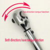 5-60N.m 3/8 Inch Square Drive Torques Key ±3% High Precision Torque Wrench Professional Bicycle Automotive Tool