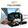 622326fff4fdd941 PXN 2119 PRO Flight Simulator Gamepad Vibration Controller Joystick for PC/Desktop PS4 Flight Joystick Game Controller