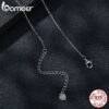 622ba6128f427a34 BAMOER Moissanite Pendant Necklace D Color VVS1 Lab Grown Diamond for Women Wedding Engagement Sterling Sier Fine Jewelry