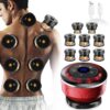623498110b28e25e 8 Cups Electric Cupping Massager Gua Sha Vacuum Suction Cups Ems Anti Cellulite Magnet Therapy Scraping Fat Burner Body Massager