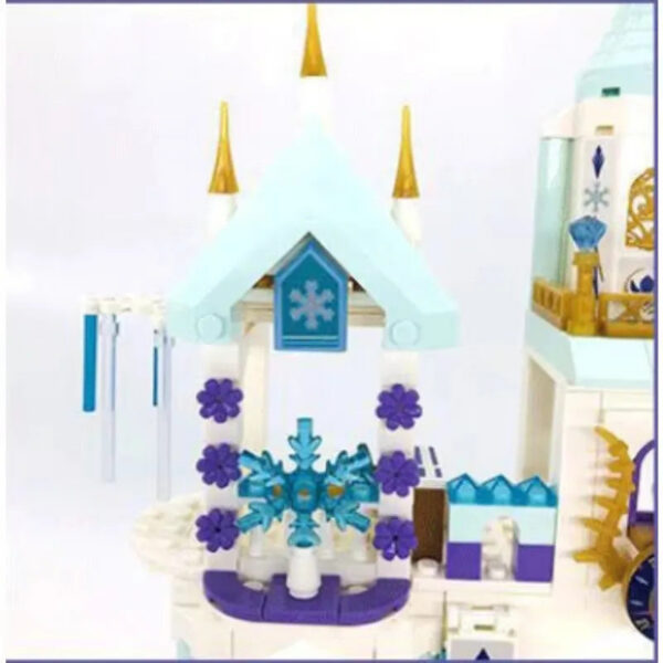 6241c592fc8c1b07 Frozen Princess Snow Castle Building Blocks Sets Movies Educational Assembled Toys DIY Gifts For Girls