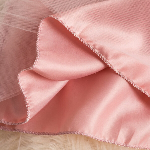 Baby for Wedding Party 1st Birthday Pink Princess Dress Kid Bridesmaids 1-5Y Cute Infant Girls Vestidos Elegant Gown