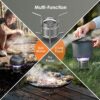 Lixada Spirit Burner,Alcohol Stove Burner Portable Outdoor Mini Spirit Stove for Hiking BBQ Cooking Picnic Camping Survival