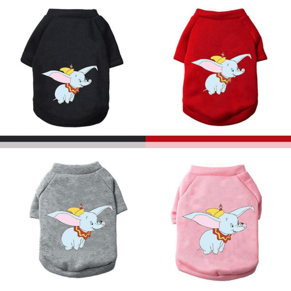 62520a08dec64611 Winter Autumn Dumbo Cartoon for Dog Pet Clothes Hoodie Coat Chihuahua Bulldog Clothing Dogs
