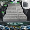 62739928dce3a1f3 SUV Air Mattress, Thickened Flocked Camping Bed for Car Trunk & Back Seat , Includes Electric Pump & 2 Foot Pedals , Portable Inflatable car Mattress (Gray)