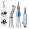 Dental EX-203C Low Speed Handpiece Kit Straight Contra Angle 2/4 Hole Air Turbine 1:1 Direct Drive External Channel Fit Pana MAX