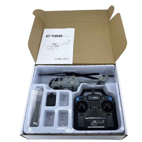 6295fe1233c805cf C186 Pro B105 2.4G RTF RC Helicopter 4 Ppropellers 6 Axis Electronic Gyroscope for Stabilization Remote Control Hobbies Toys