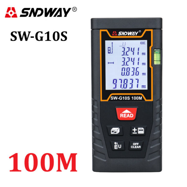SNDWAY Rangefinder 120m 100m 70m 50m Laser Distance Meter Electronic Roulette Digital Rang Finder Trena Tape Lazer Measure