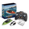 62bf7d31980a7668 Mini RC Boat 5km/h Radio Remote Controlled High Speed Ship with LED Light Palm Boat Summer Water Toy Pool Toys Models Gifts