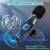 62d8ef8306ed8411 IIQ Wireless iPhone iPad, Professional Lavalier Tiny Mic, Mini Microphone for Video Recording Interview Conference Podcast Vlog YouTube