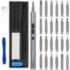 28/68/120 In 1 Electric Screwdriver Set Professional Large Capacity With LED Light Power Screw Driver Precision Repair Tools