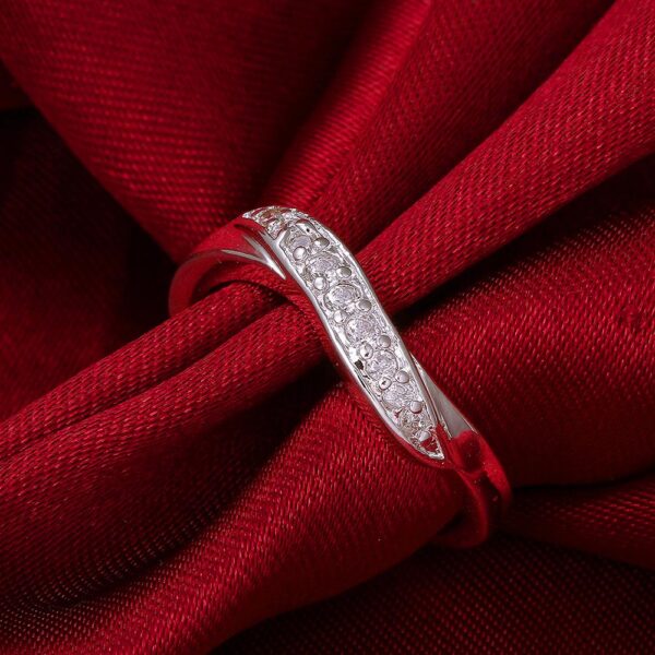 62eb28b863c6cadf Sterling Sier crystal diamond rings for women Fashion elegant wedding accessories Party Gifts Charms fine Jewelry