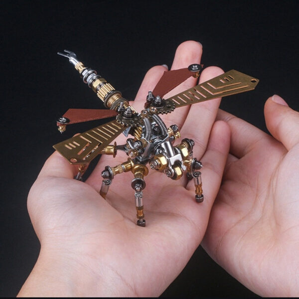 62eb8babdf7ce6c6 nical Insect Iron Metal DIY Building Blocks 3D Three-Dimensional Assembly Model Puzzle toys Birthday Gift for Kid Adult