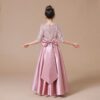 Kids for Girls Costumes Wedding Birthday New Year Party Evening Elegant Princess Summer Children’s Dress 4-12 Years K47