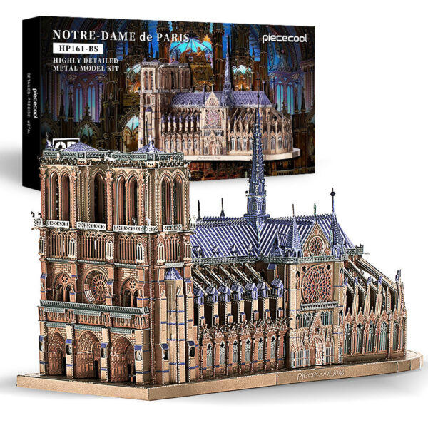62ff1a1dbcecf5c8 Piececool 3D Metal Puzzles Jigsaw, Notre Dame Cathedral P DIY Model Building Kits Toys for Adults Birthday Gifts