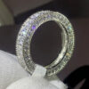6300a1a9ddeadc8d 2020 Sparkling Jewelry Sterling Sier White Topaz CZ Diamond Gemstones Promise Women Wedding Engagement Band Ring For Lover Gift