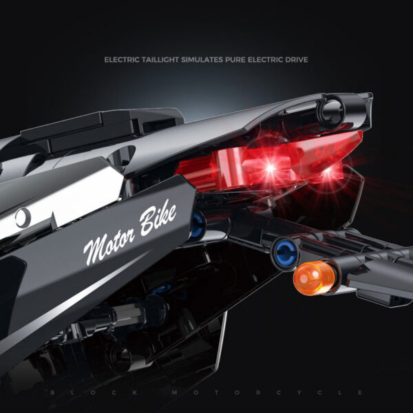 6317fb0f6c80517d New 1:5 Building Blocks Motorbike Road Racing Vehicle MOC Bricks Toys Christmas Gifts for Kids Boys Children Adult 2156pcs