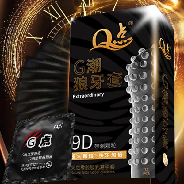 631c2fa170de3b10 Ultrathin Ribbed Condoms Long-lasting Sex Toys with Dotted Granular Threaded Passionate Lock Sperm Stimulation for Men Sex Goods